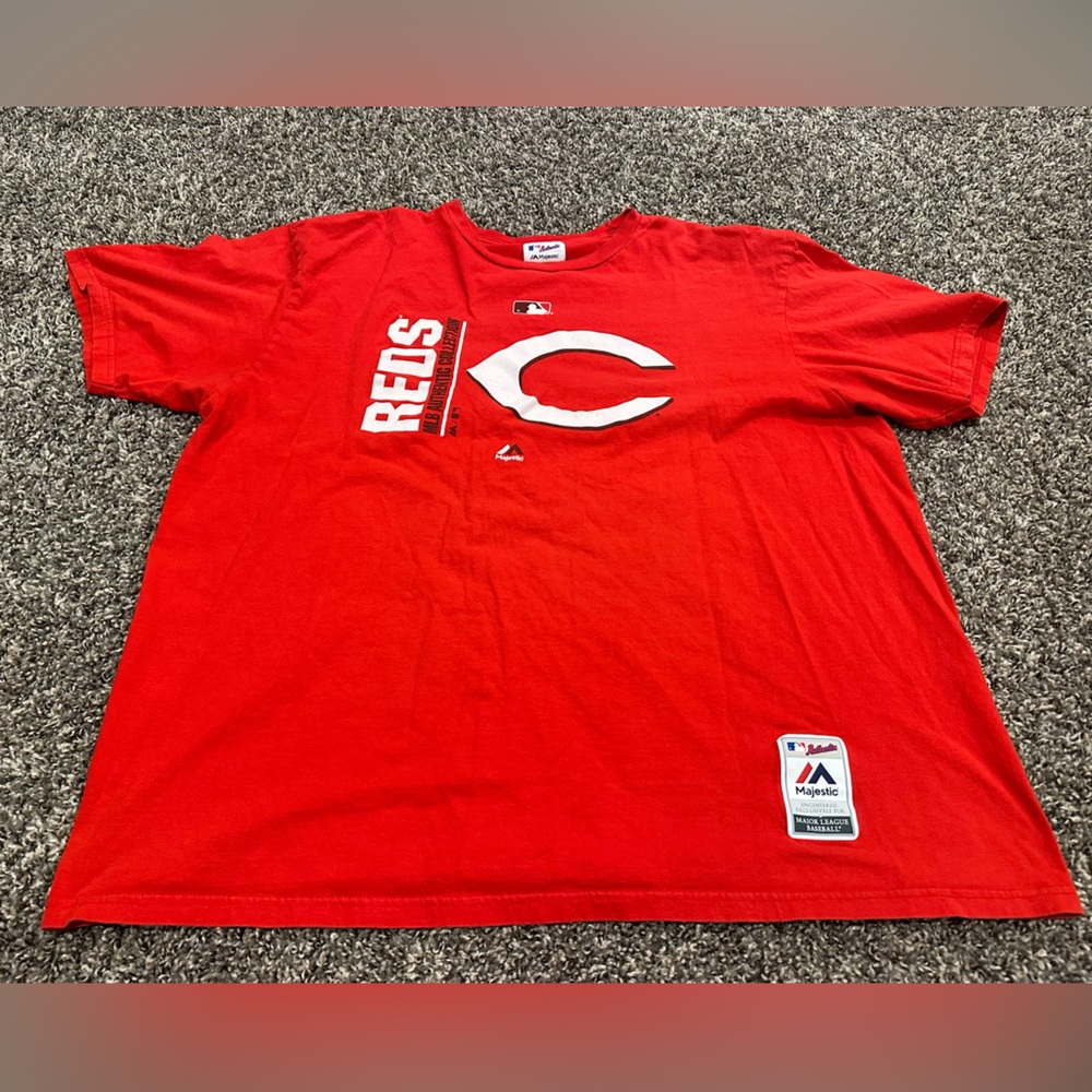 Majestic Red MLB Authentic T-Shirt, Cincinnati Reds